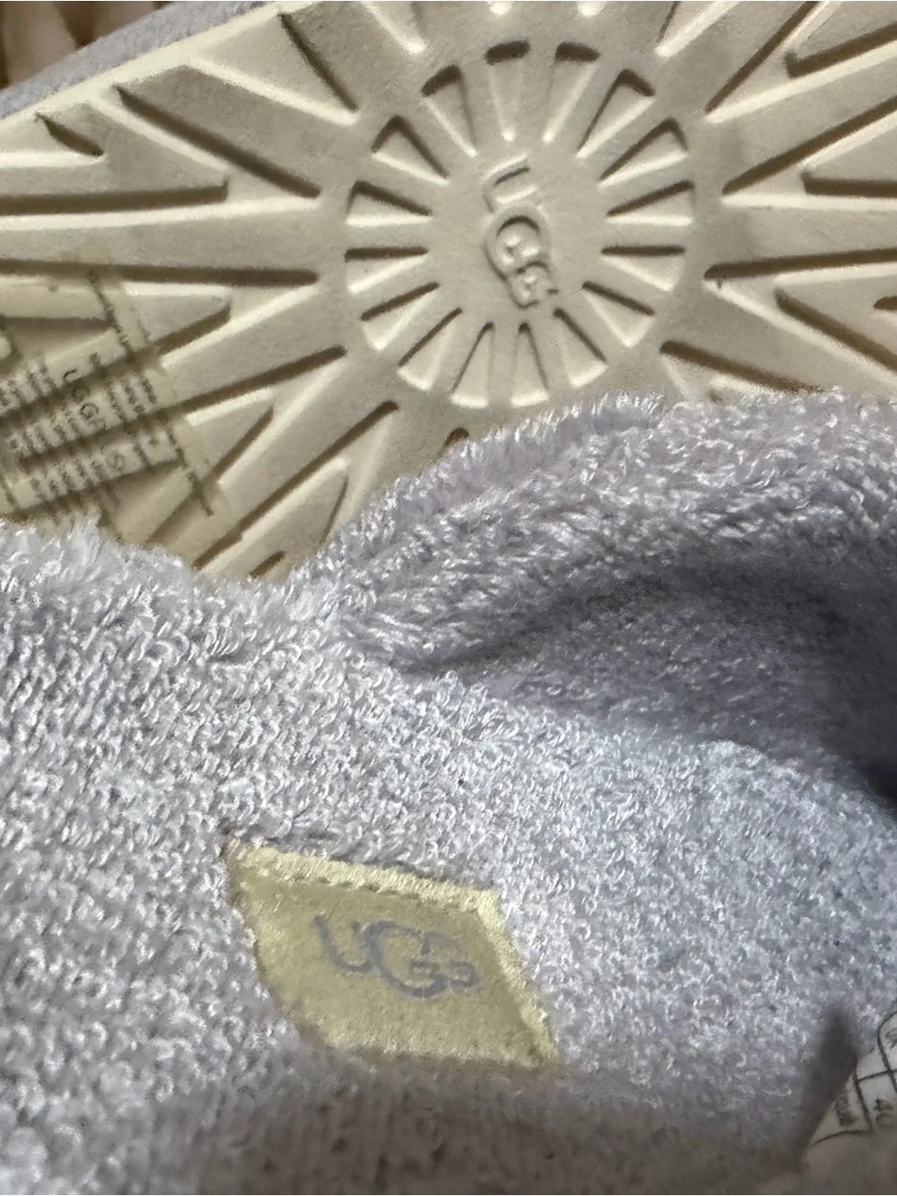 UGG Grey Cozy Slip-On Shoes